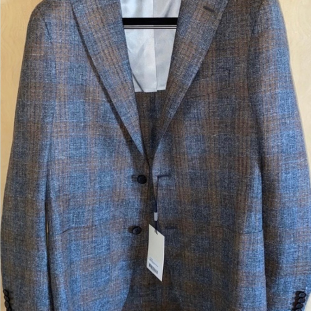 SUITSUPPLY Wool Silk Linen Havana Jacket